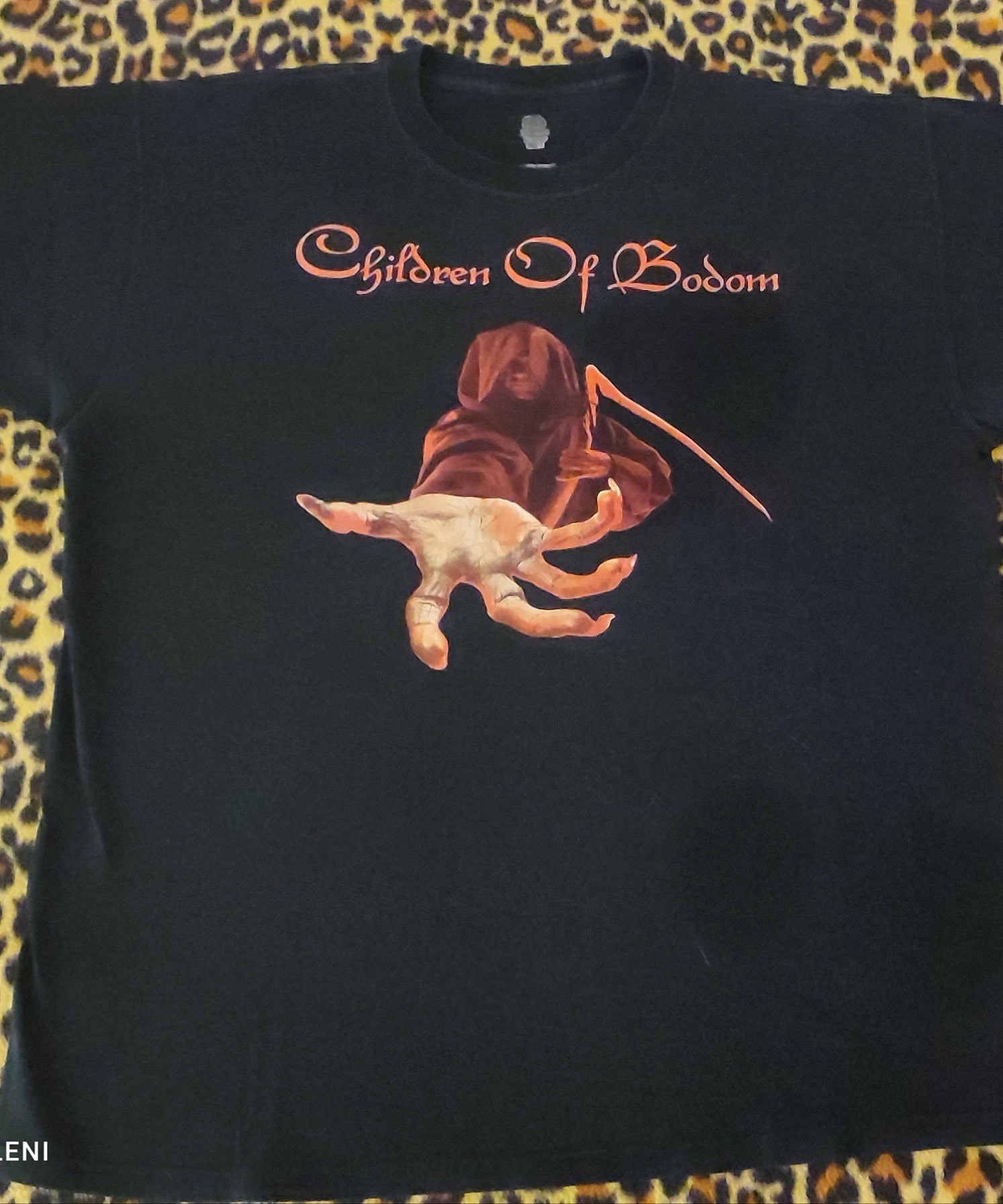 Children of Bodom vintage t shirt nera XL I survived lake Bodom