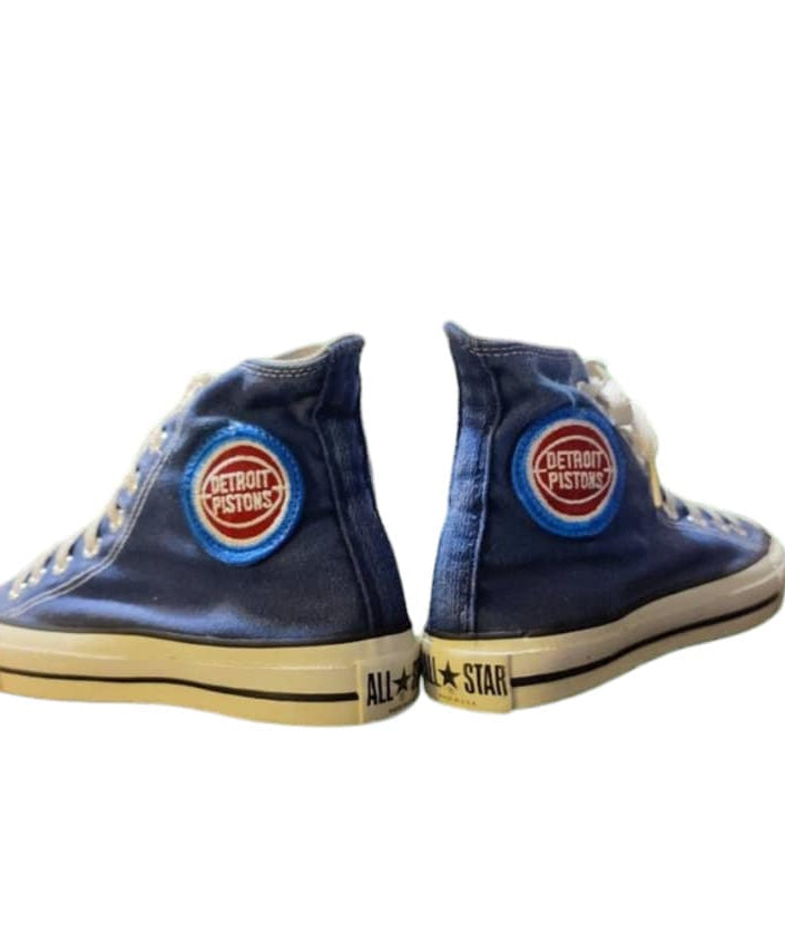 Detroit Pistons Converse Chuck Taylor sneakers made in USA Us mens 6.5 EU 40 blu logo