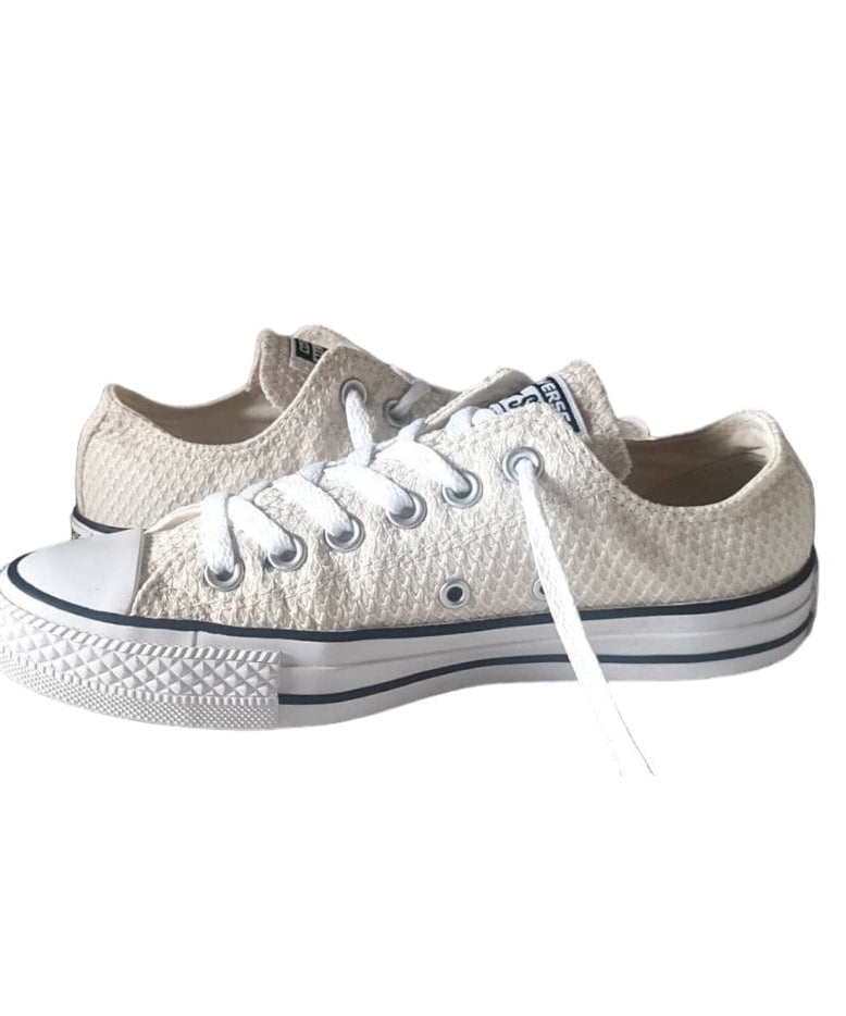 Converse Chuck Taylor basse bianche nido d'ape EU 37 US wo's 6.5