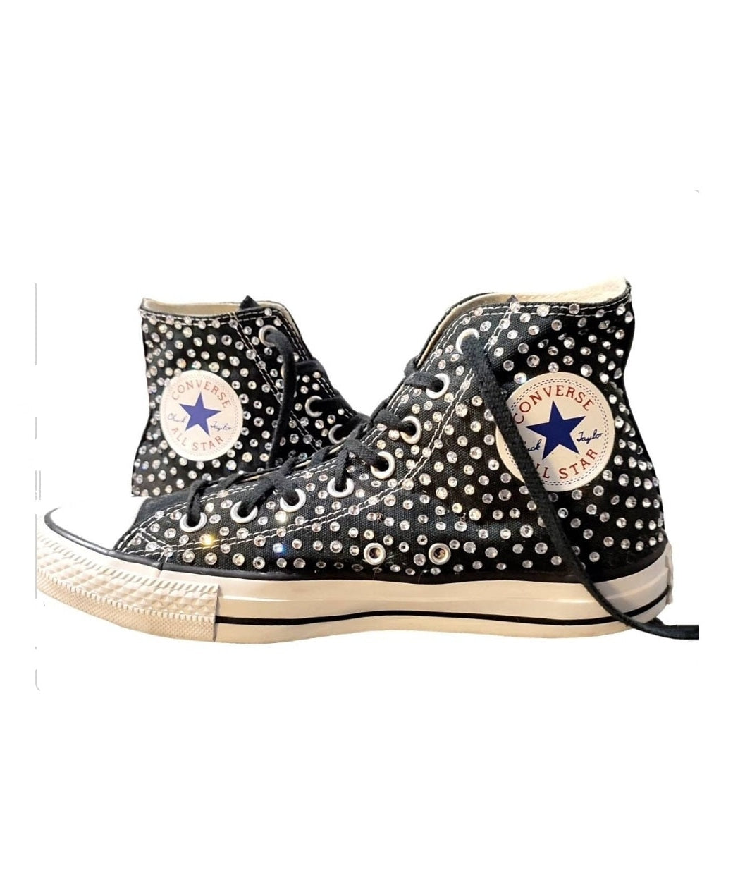 Converse Chuck Taylor alte nere Swarovski EU 41.5 US wo's 10