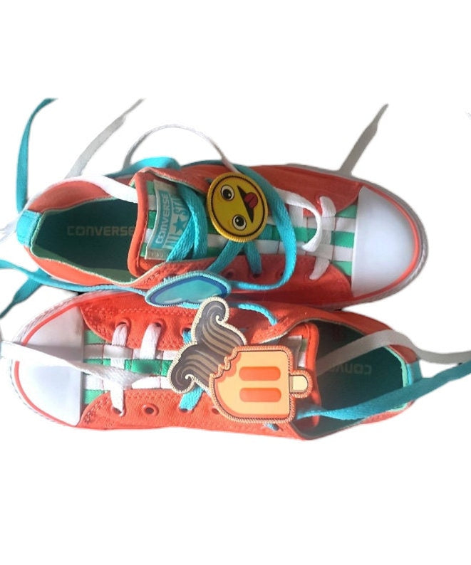 Converse Chuck Taylor Low EU 37 US wo's 6.5 Orange Blue Fun